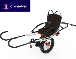 Hiking wheelchair Adventurepassiveall-terrainwith armrests
