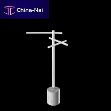 3-bar towel rack UBIQUO Yfloor-standingstainless steelmarble