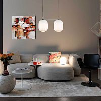 Pendant lamp Aryametalglasscontemporary