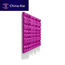 Acoustic wall panel KARIM 03foamsquarecolored