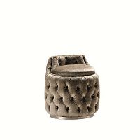 Chesterfield stool Tres Chicfabricfabric baseupholstered