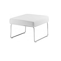 Contemporary footstool TEREfabricleathermetal