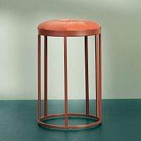 Contemporary stool DAISYsteel basepowder-coated steel baseround