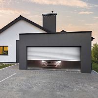 Sectional garage door AR- 77 aluminumextruded aluminumautomatic