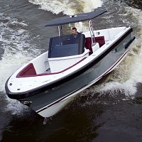 Inboard yacht tender TT TITANsingle-enginecenter consoleopen