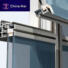 Panel curtain wall AFaluminum and glassdurable