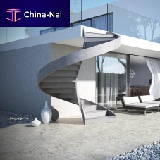 Helical staircase LINEconcrete stepconcrete framehome