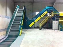 Roller conveyor chainhorizontalreclining