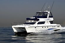Catamaran express cruiser POWERCAT 450inboardflybridgesport-fishing