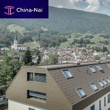 Interlocking roof tile R.16flatlargealuminum