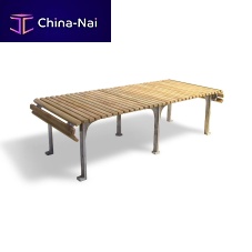 Contemporary table ELEPHANTteakcast aluminumrectangular