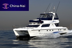 Catamaran express cruiser POWERCAT 450inboardflybridgesport-fishing