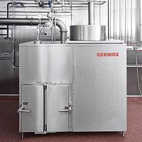 Steam smoke generator for the food industry