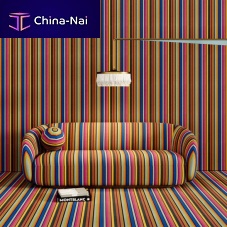 Upholstery fabric REplainstripedpolyester