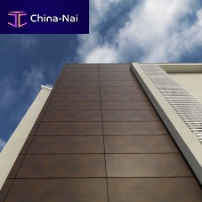 Panel cladding OXIDEceramicverticaltextured