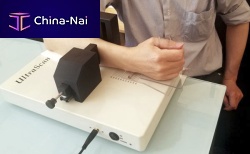 Ultrasound bone densitometer UltraScan 650for forearm bone examination