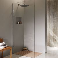 Fixed shower screen MONACOcornerframeless
