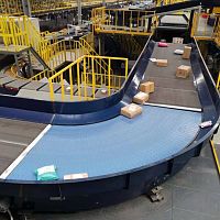 Curved conveyor HS-2000Amodular belttransportbulk products