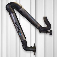 Fixed extraction arm TECHNOwall-mountedarticulated