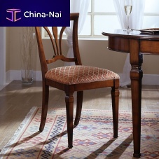 Traditional chair D 601indoorfabriccherrywood base