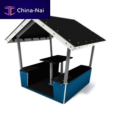 Galvanised steel gazebo MC-ALHPLHPLmetal frame