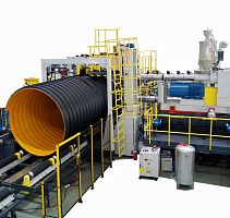 Tube extrusion line SRPE 2400for corrugated pipefor PEfor HDPE