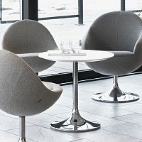 Scandinavian design pedestal table VENUSoakbirchwenge