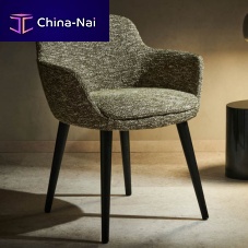 Contemporary dining chair Harleyindoorfabricwooden base