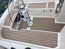 Synthetic teak boat decking Twinnon-slipPVCcustom