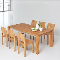 Extending table AMBER BUTTERFLYcontemporaryoakwalnut