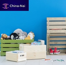 Wooden storage box