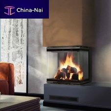 3-sided fireplace insert NBC/500/500wood-burningsteelcontemporary