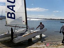 Regatta sport catamaran EXPLODER A13single-handedsingle-trapezeClass A