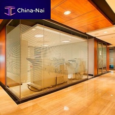 Pivoting/sliding partition DIVERSEmodularglasslaminate