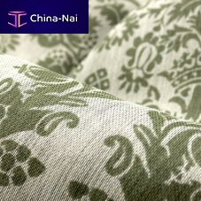 Patterned sheer curtain fabric DECORASATA