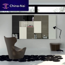 Modular bookcase LIVING TETRIXwall-mountedfloor-to-ceilingcontemporary