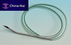 Drainage tubing MS/109/50/Ch PVCstainless steelperforated