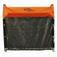 Turbidity curtain boom floatingsheltered waters