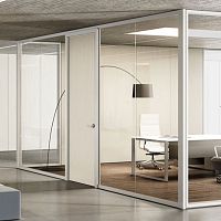 Removable partition TECNA+glasslaminatemetal