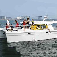 Catamaran express cruiser 38ft catamaran boatoutboard