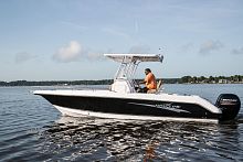 Outboard center console boat 26 SUPER SPORTtwin-enginesport-fishingwith T-top