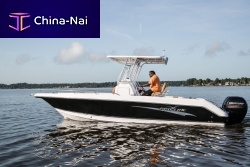 Outboard center console boat 26 SUPER SPORTtwin-enginesport-fishingwith T-top