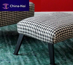Contemporary footrest KAARfabric