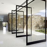 Pivoting patio door woodendouble-glazedsecurity