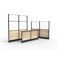 Removable partition ELEGANCEmetalcommercial