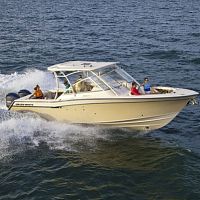 Outboard express cruiser Freedom 335twin-engineopenbowrider