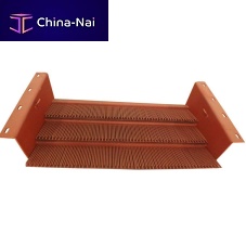 Vibrating feeder grizzly screen plate