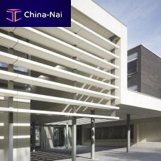 Composite solar shading SECONDARY SCHOOL WARENDORFaluminiumfor facadevertical