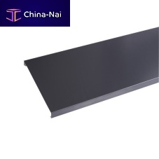 Aluminum capping COU-7016flat roofwall