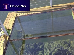 Patterned glass panel GLASSGRIT CRYSTAL CLEAR transparentfor flooringfor facade